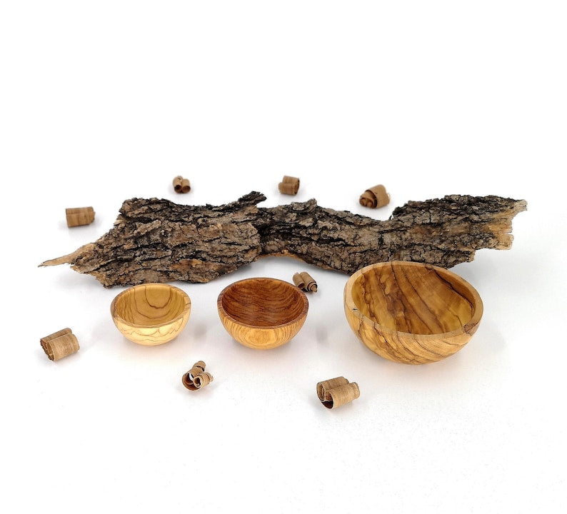Olive Wood Mini Bowls - Olivewood Pens