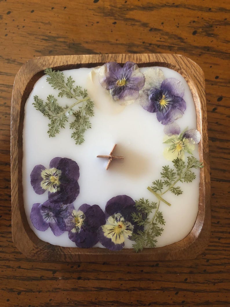 Mini Wood Bowl, Mini Square Acacia wood bowl